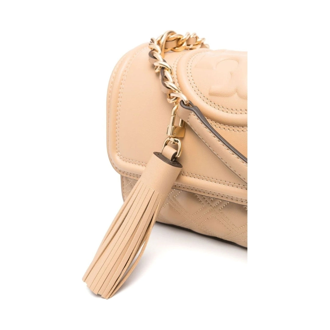 Tory Burch womens desert dune fleming small shoulder bag | Vilbury London