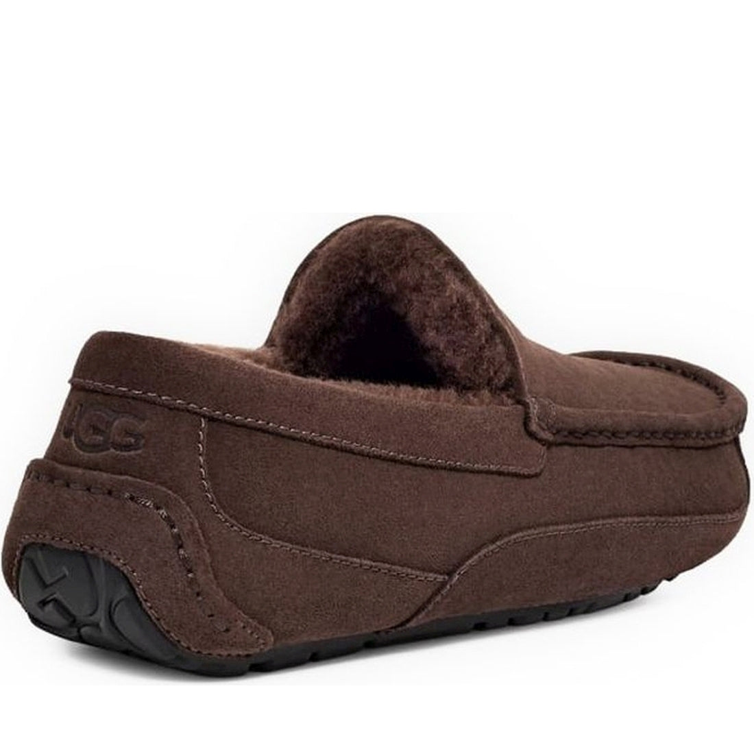 UGG mens dusted cocoa ascot indoor slippers | Vilbury London