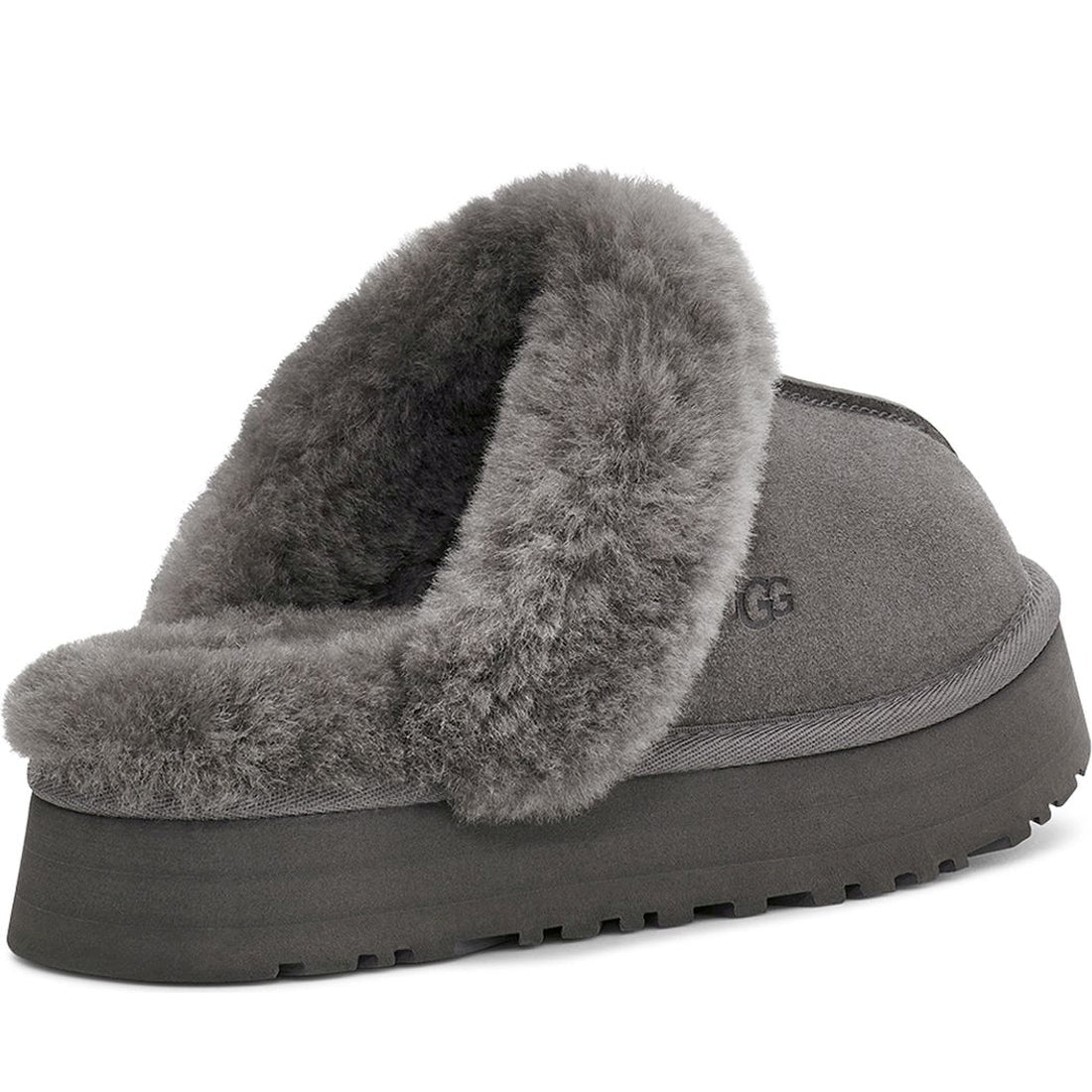 UGG womens charcoal disquette indoor slippers | Vilbury London