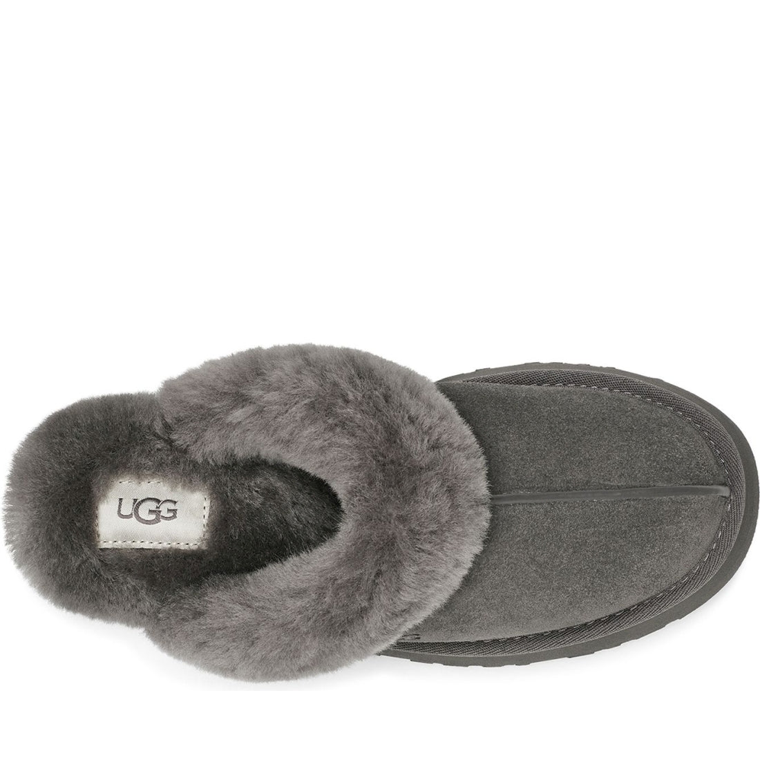 UGG womens charcoal disquette indoor slippers | Vilbury London