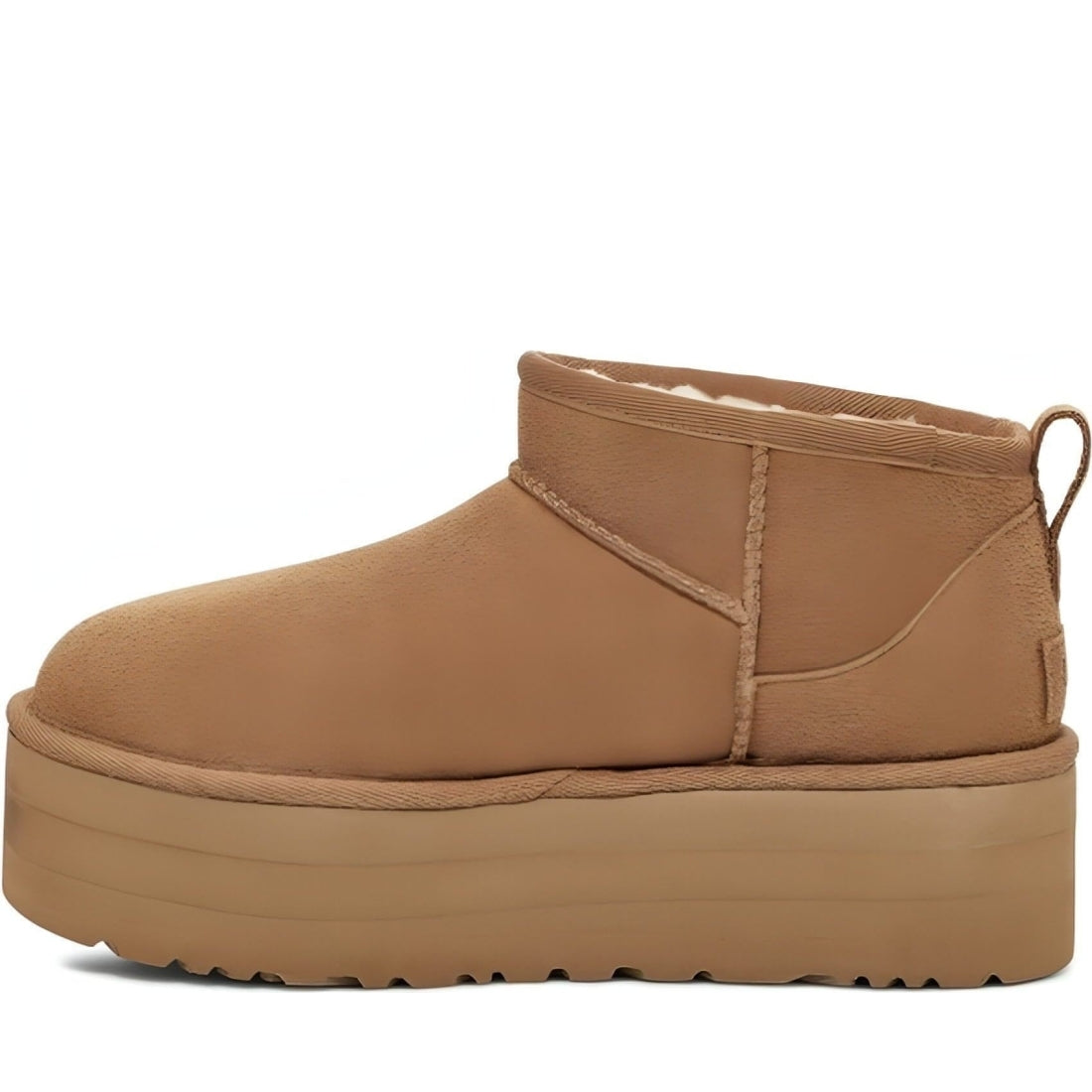 UGG womens chestnut classic ultra mini booties | Vilbury London