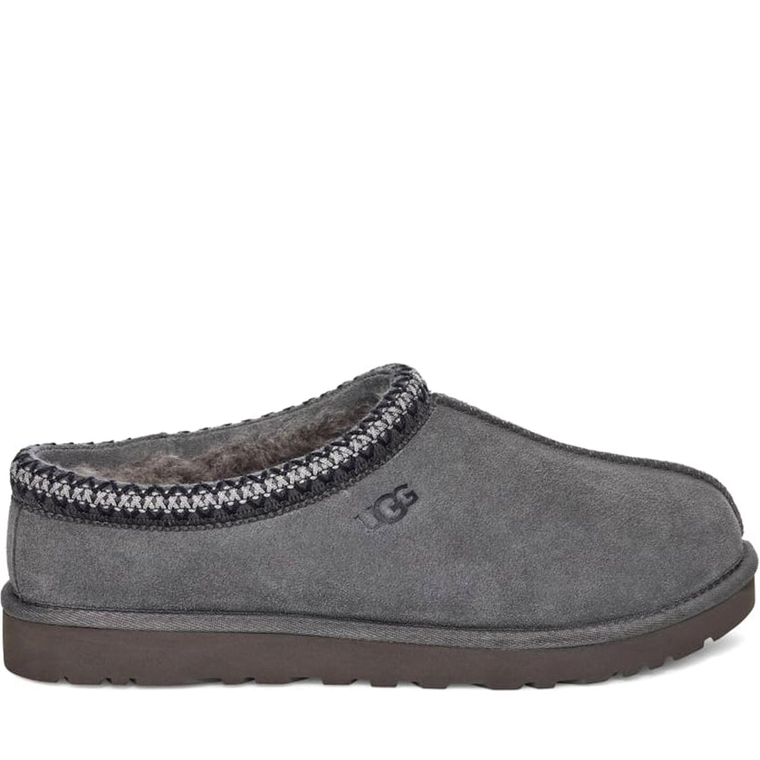 UGG mens dark grey tasman indoor slippers | Vilbury London