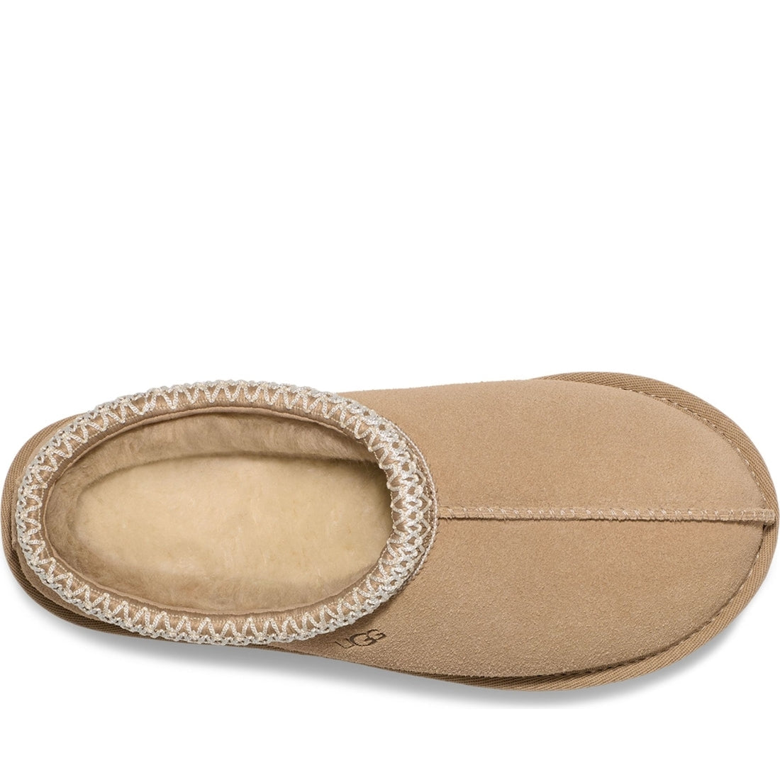 UGG womens mustard seed, white tasman indoor slippers | Vilbury London
