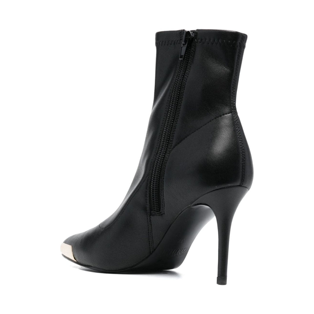 Versace Jeans Couture womens black casual closed scarlettbooties | Vilbury London