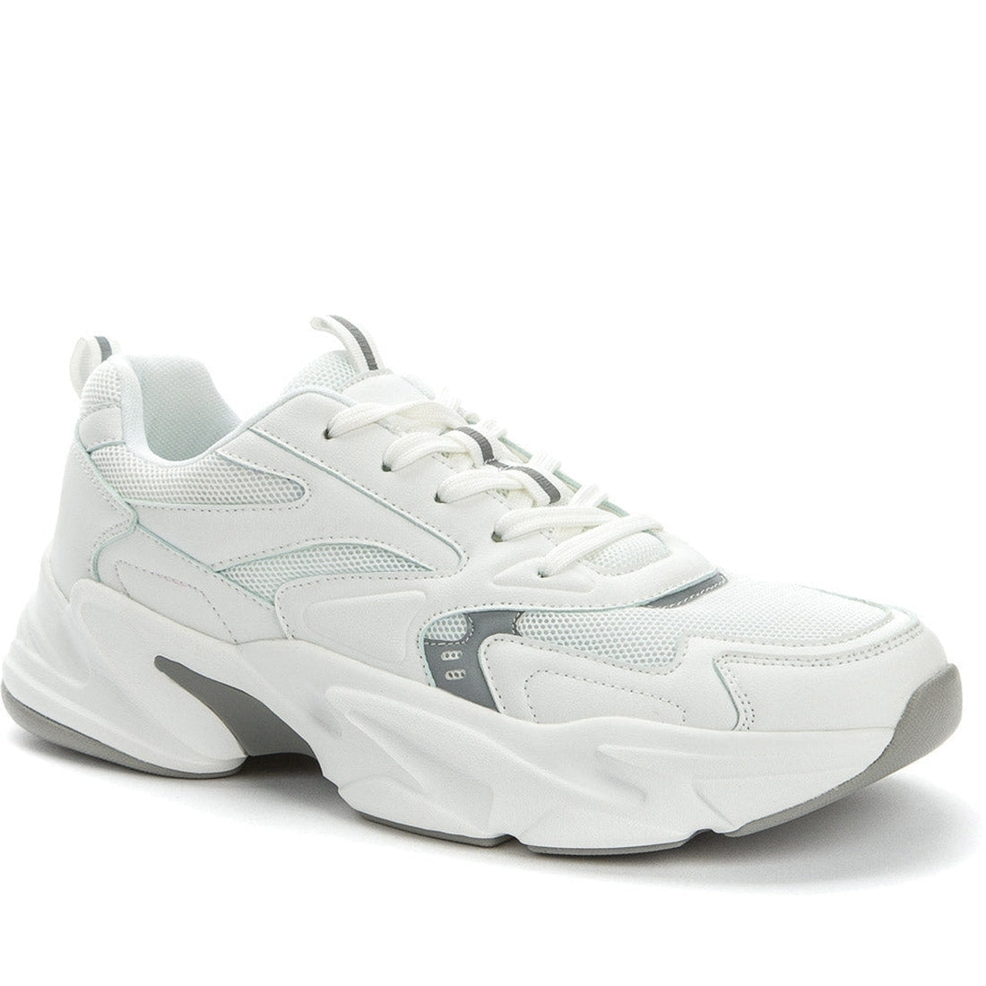 Crosby Mens white casual closed shoes | Vilbury London