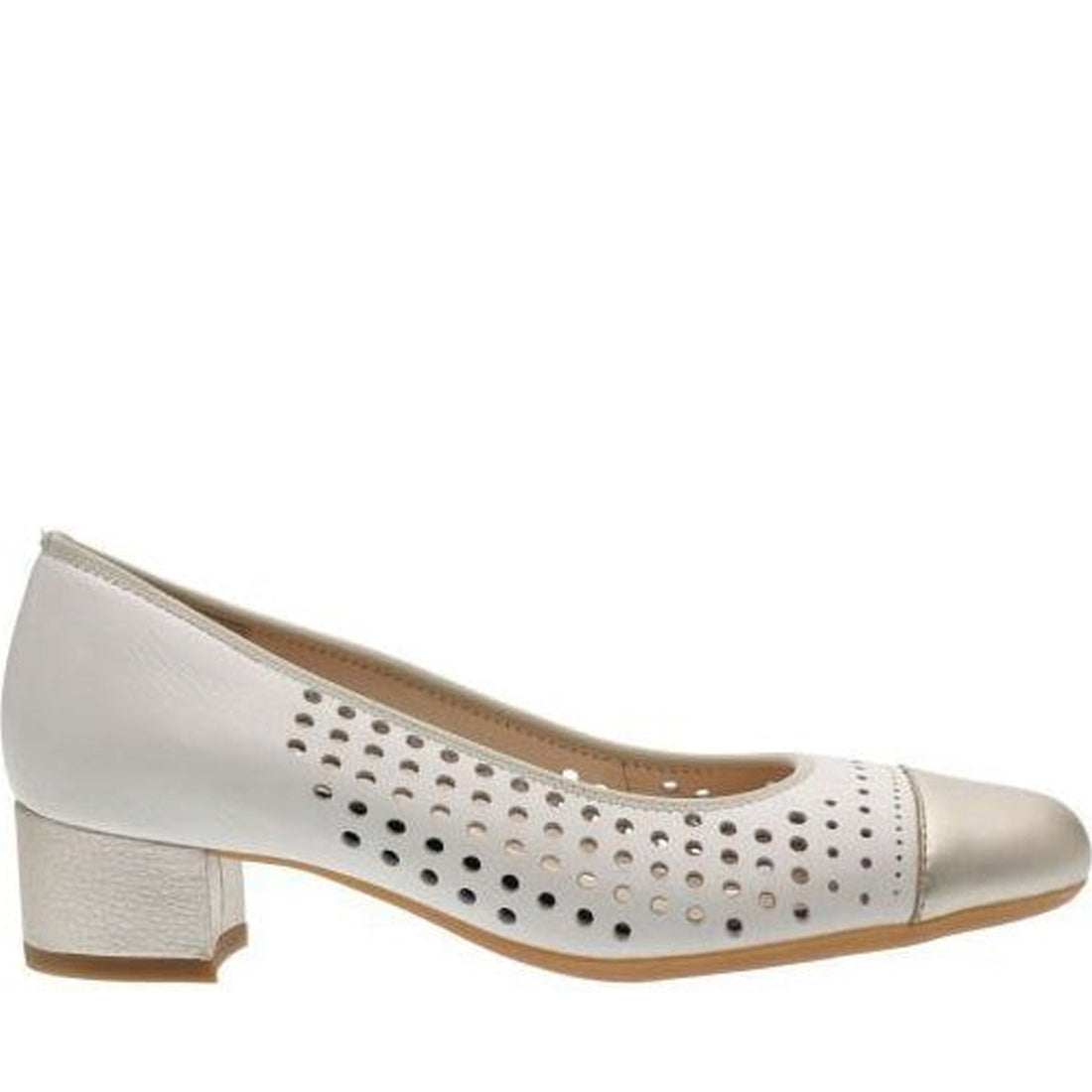 ARA womens platin, cream nizza formal | Vilbury London