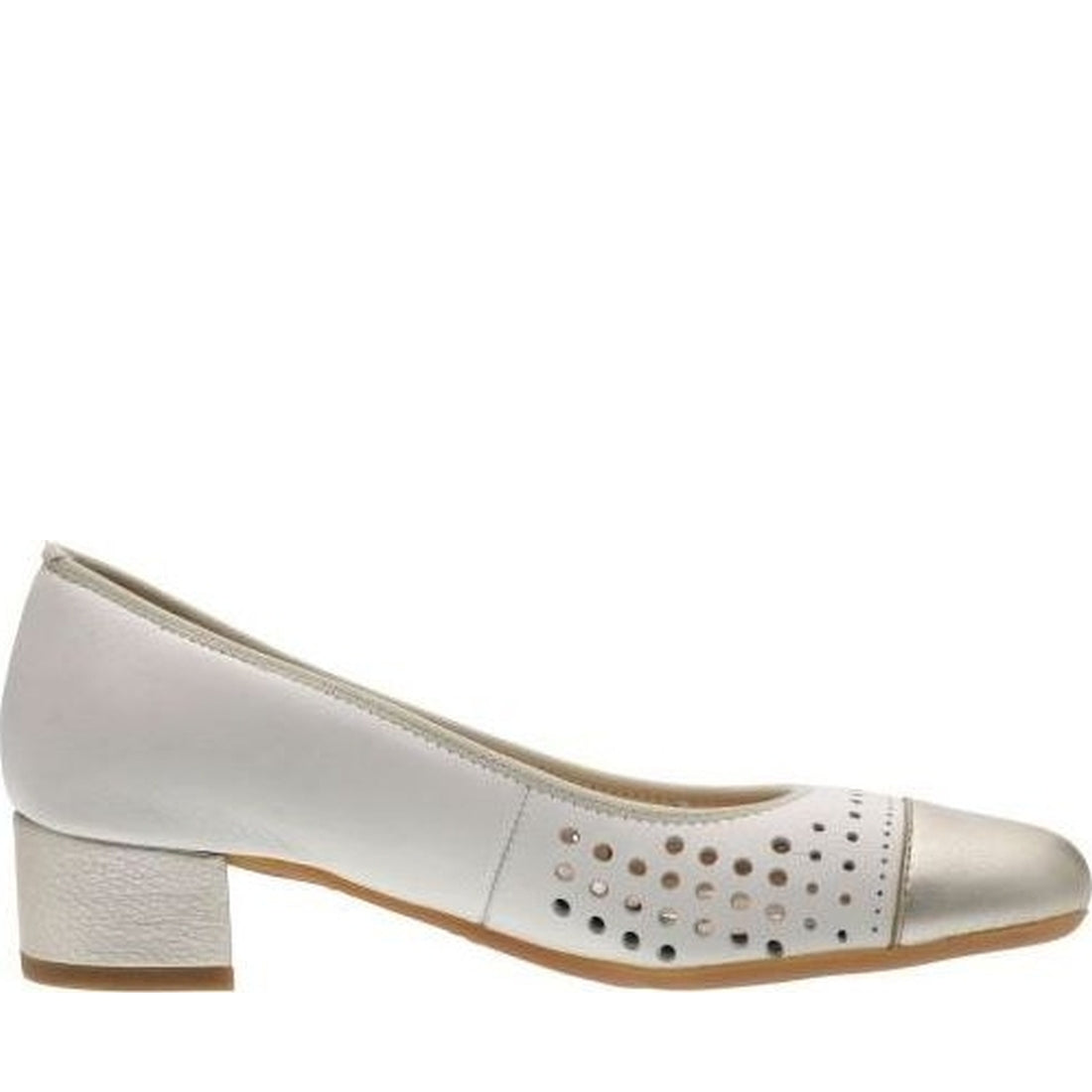 ARA womens platin, cream nizza formal | Vilbury London
