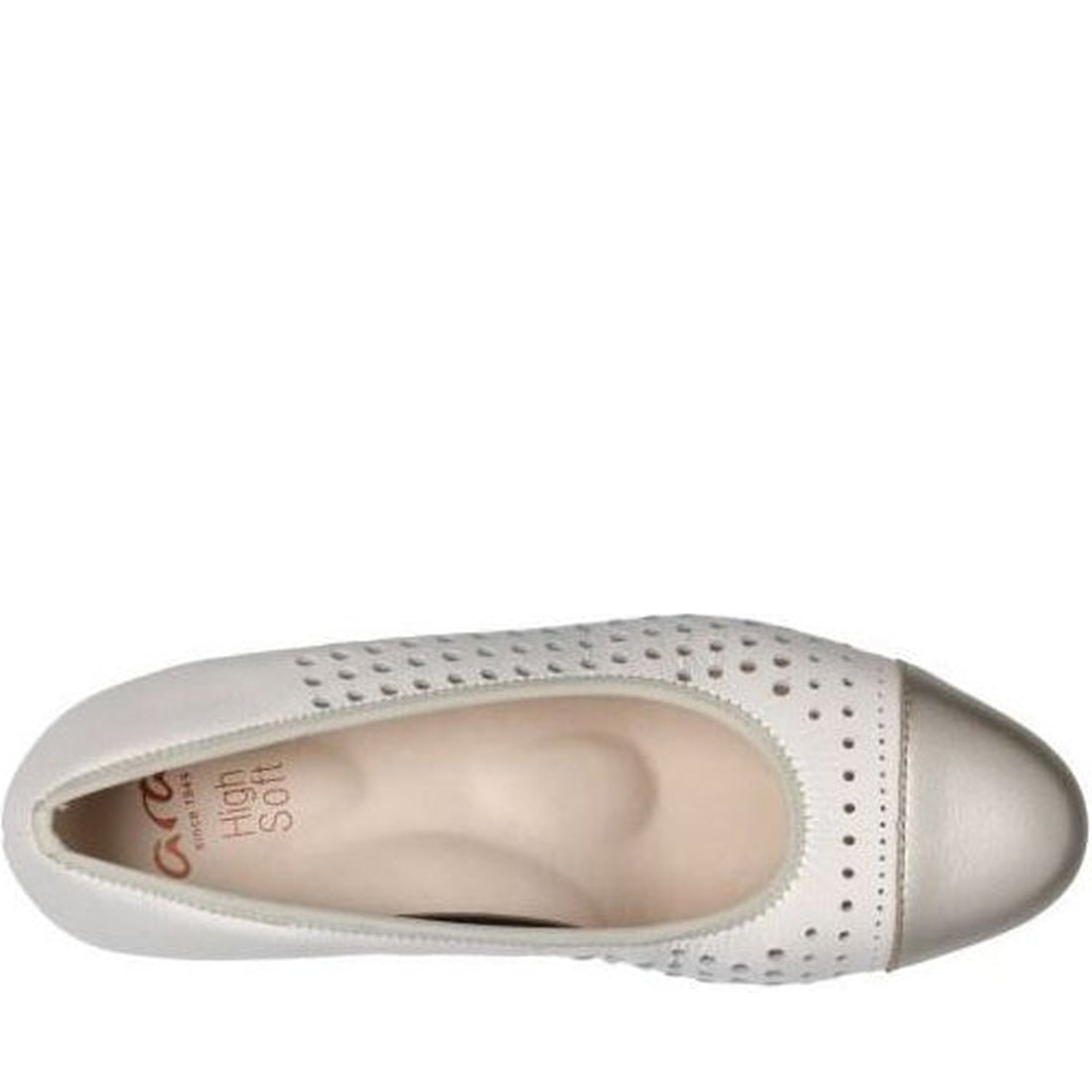 ARA womens platin, cream nizza formal | Vilbury London