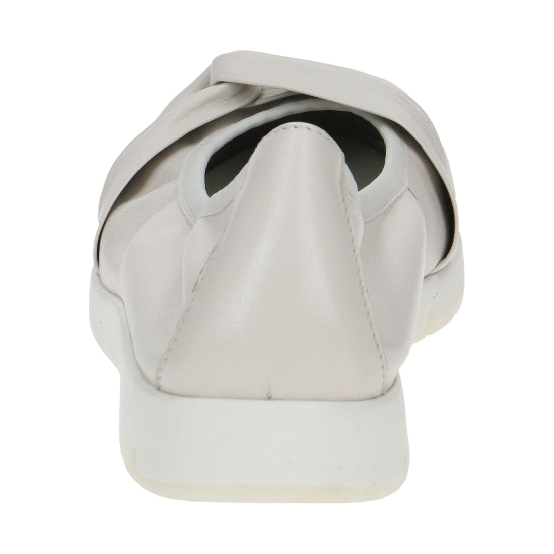 Caprice womens offwhite soft casual closed ballerinas | Vilbury London