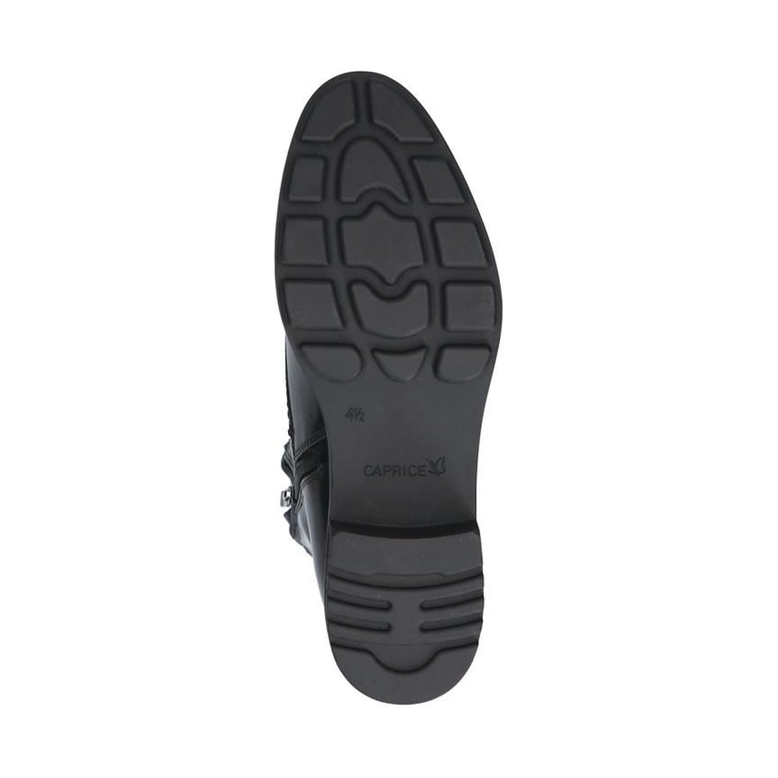 Caprice womens black casual closed booties | Vilbury London