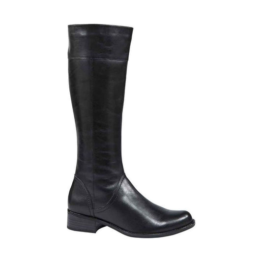Caprice womens black casual closed boots | Vilbury London