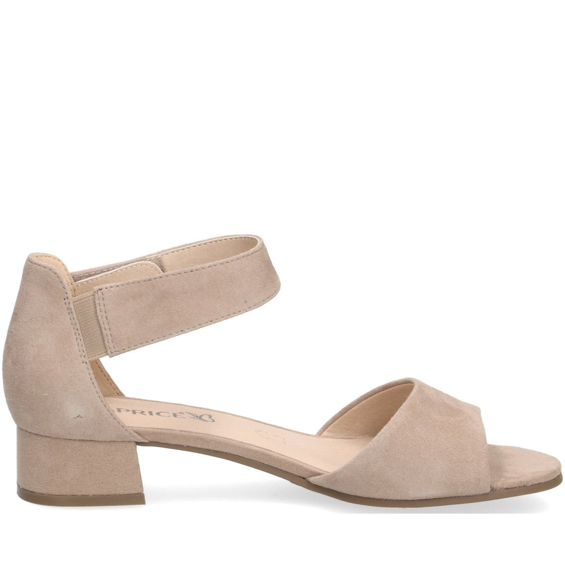 Caprice Womens beige elegant open sandals | Vilbury London