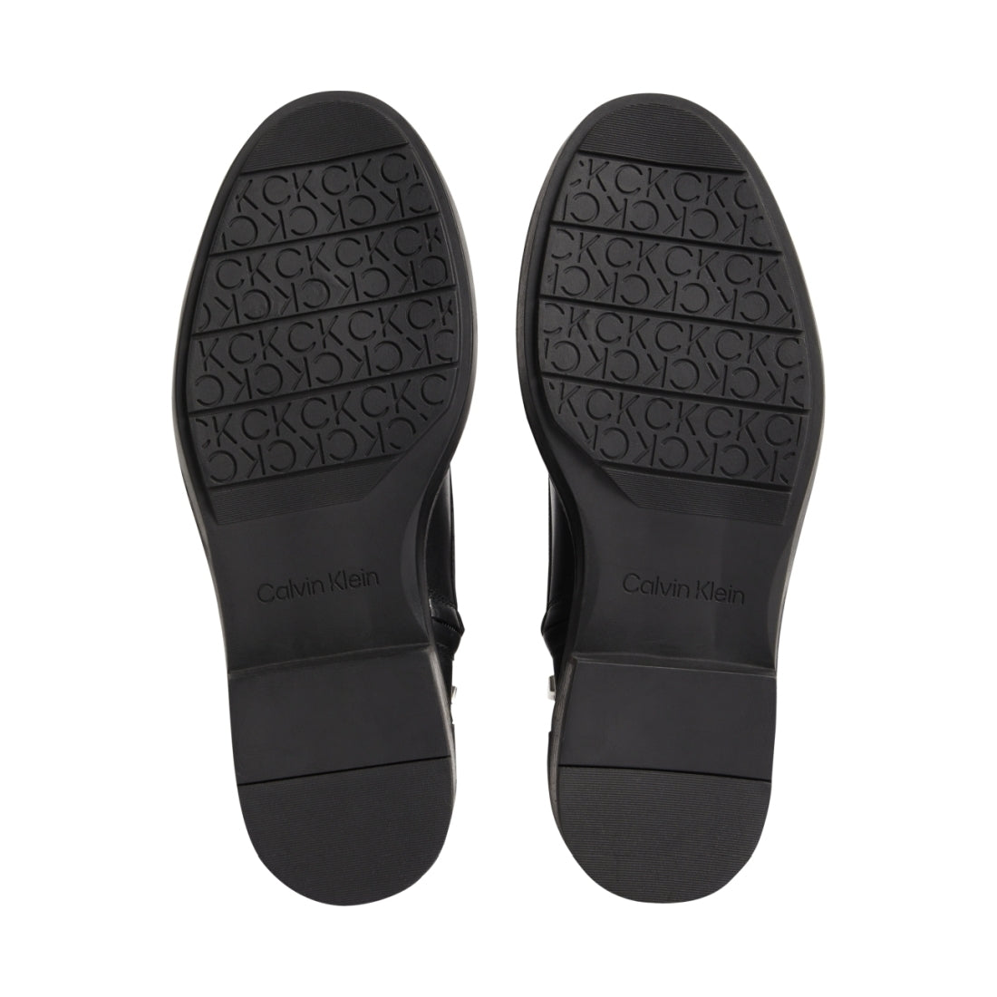 Calvin Klein womens Black rubber sole combat boot w hw | Vilbury London