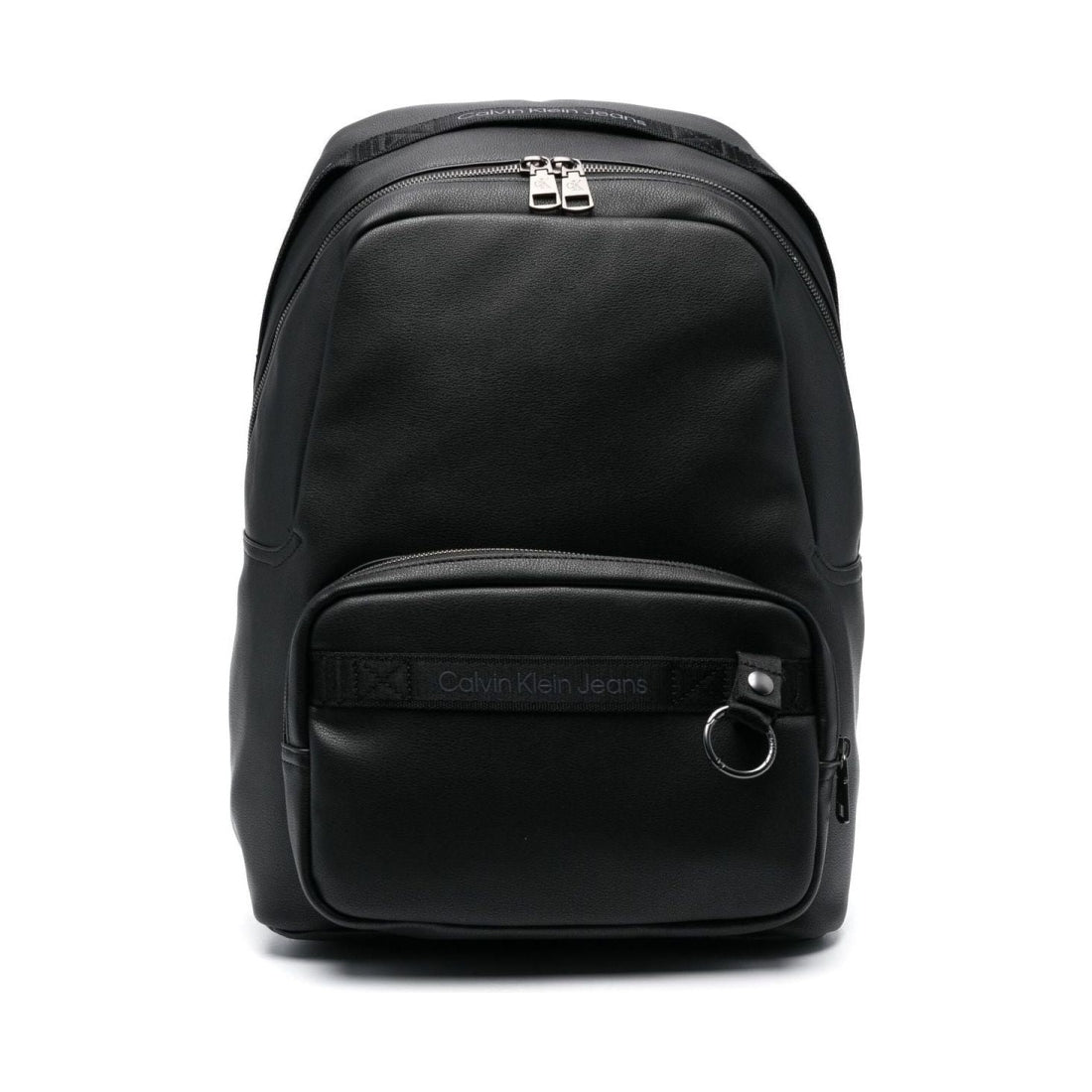 Calvin Klein Jeans mens black ultralight campus backpack | Vilbury London