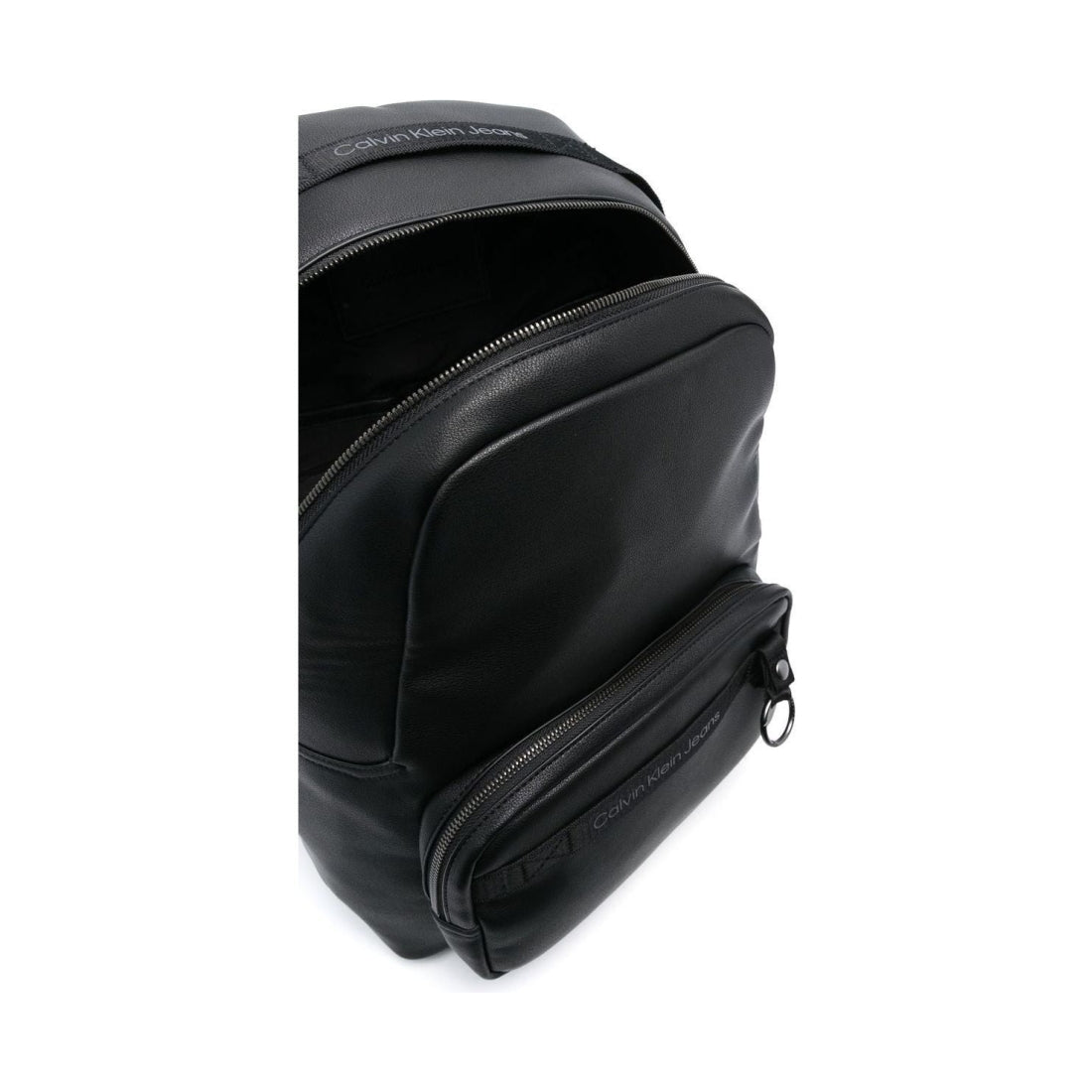 Calvin Klein Jeans mens black ultralight campus backpack | Vilbury London