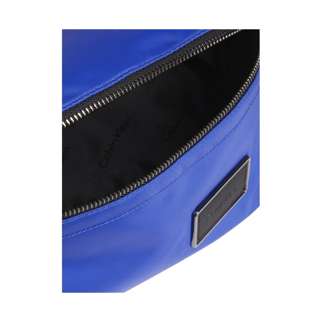 Calvin Klein mens mid azure blue elevated waistbag | Vilbury London