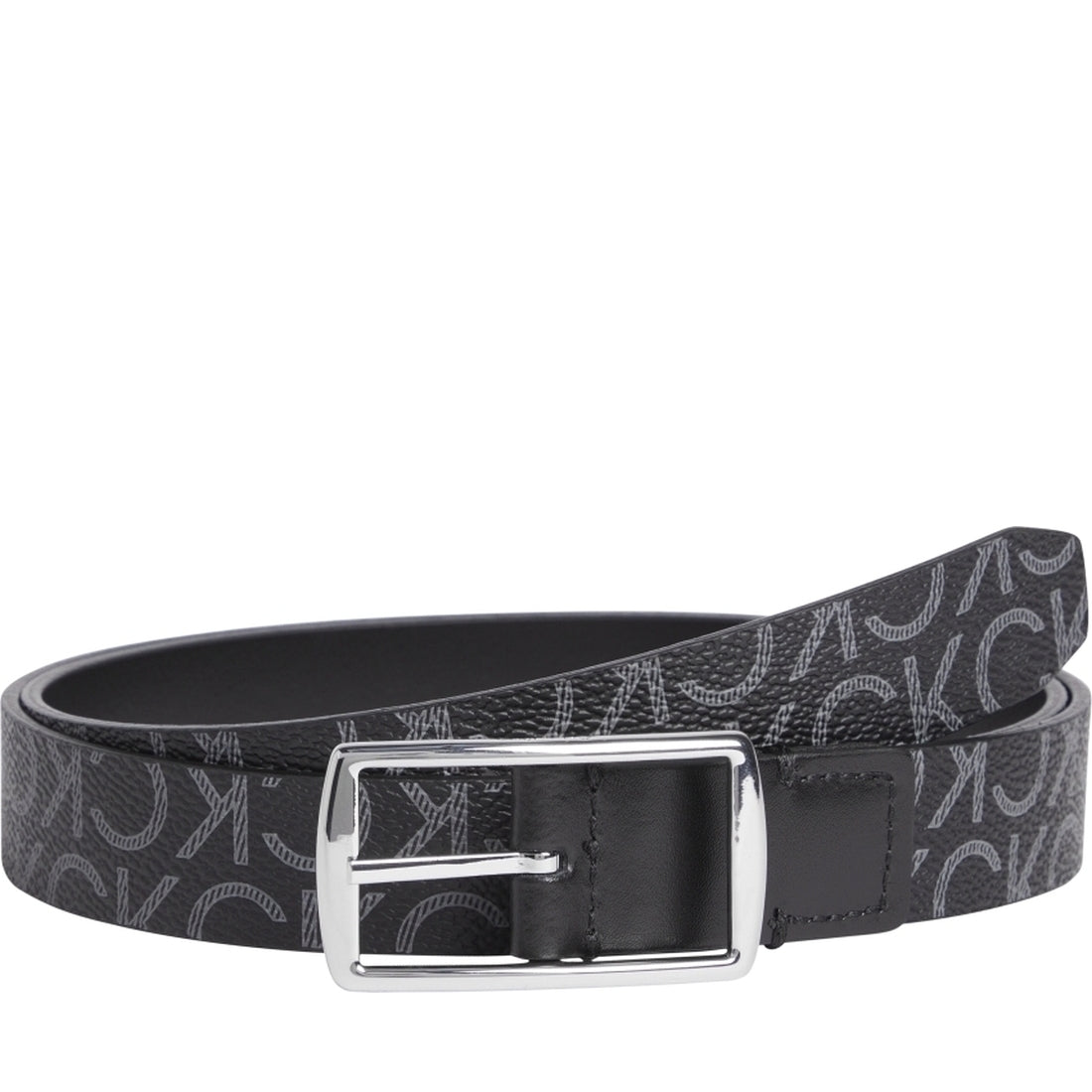 Calvin Klein Womens Black Black Mono must rev bridge belt 25mm | Vilbury London