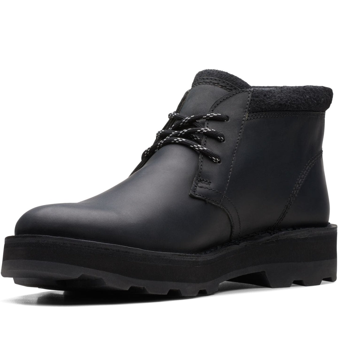 Clarks mens Black corston db wp booties | Vilbury London