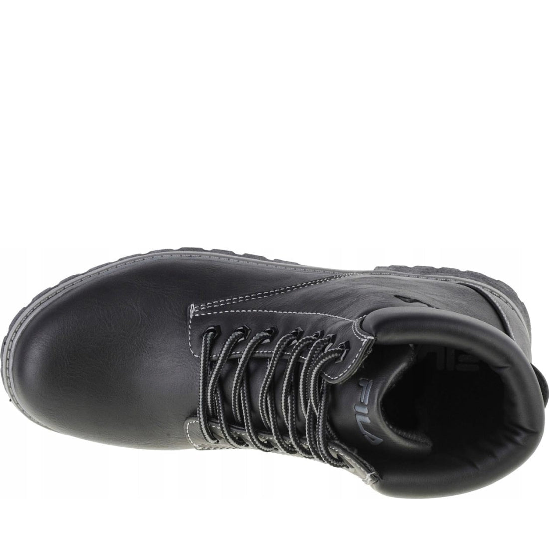 FILA womens Black Black maverick mid booties | Vilbury London