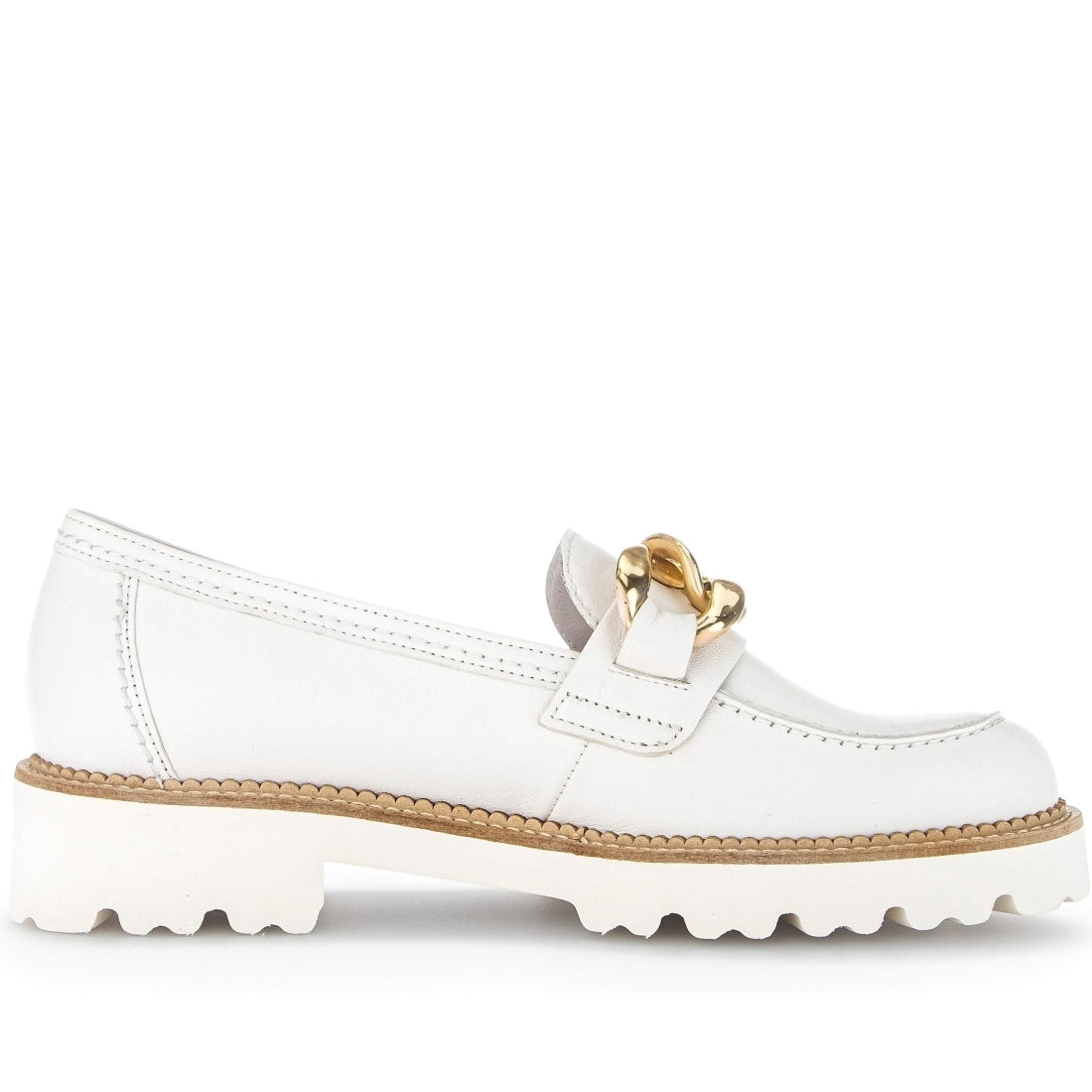 Gabor womens latte (gold) casual closed loafers | Vilbury London