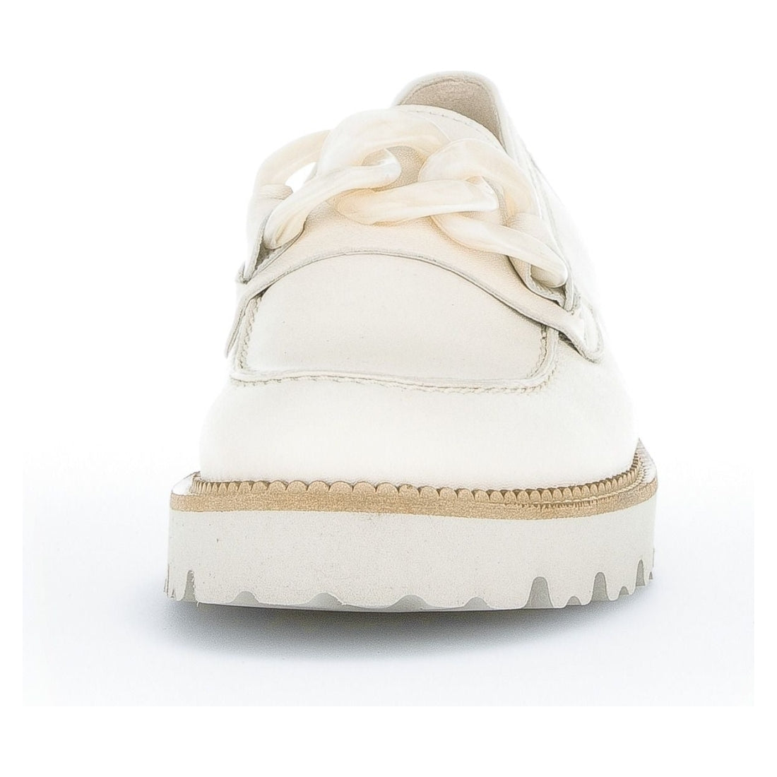 Gabor womens panna (latte) casual closed loafers | Vilbury London