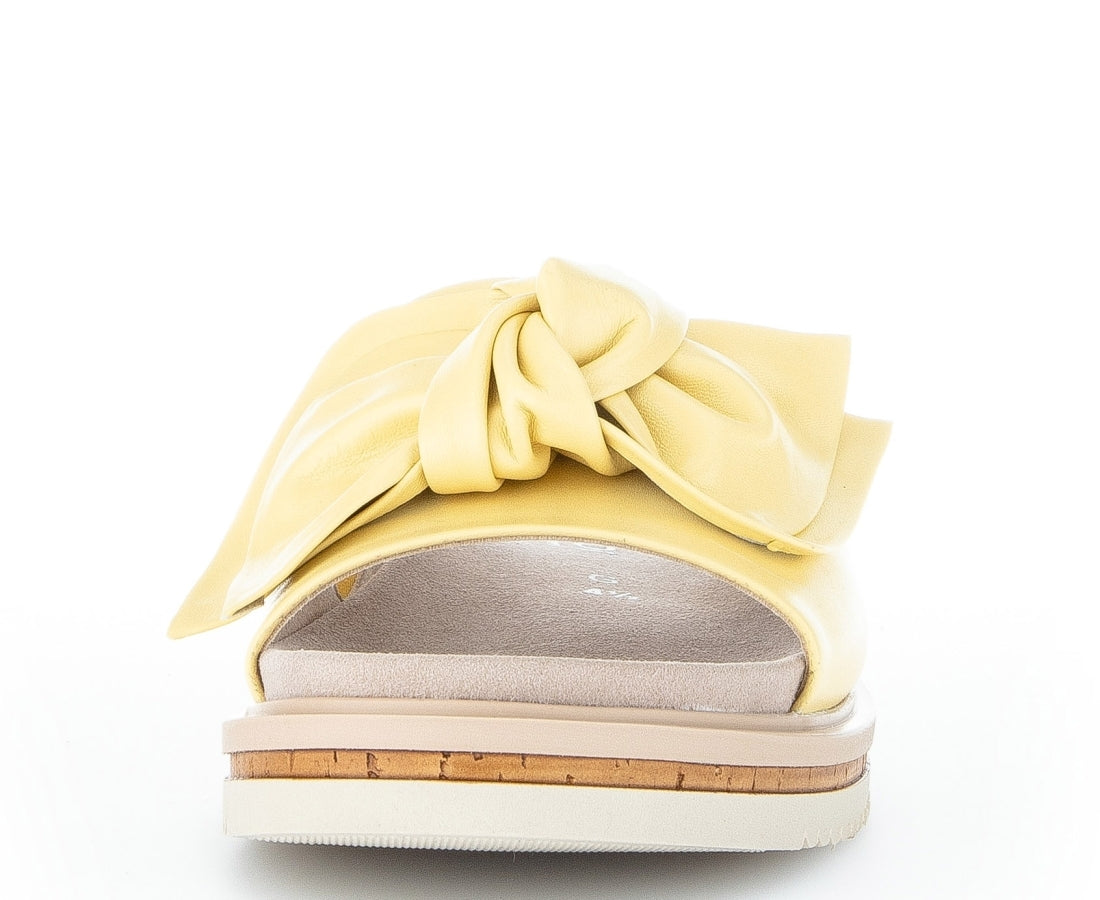 Gabor Womens lemon casual open slippers | Vilbury London