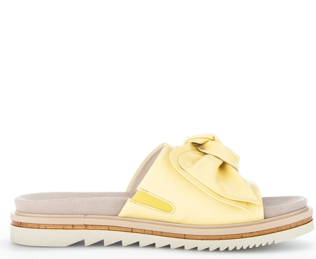 Gabor Womens lemon casual open slippers | Vilbury London
