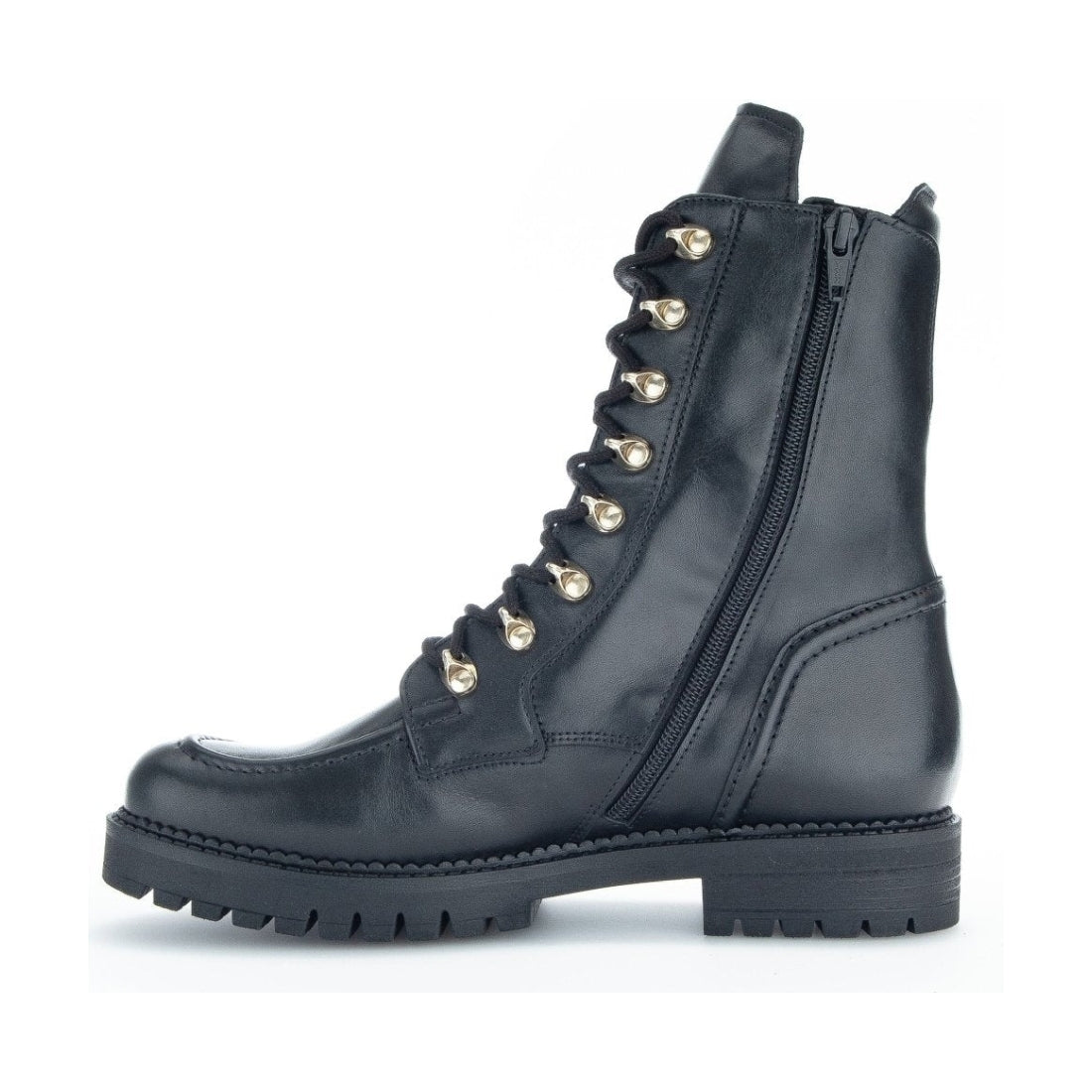 Gabor womens schwarz mic gold casual closed booties | Vilbury London