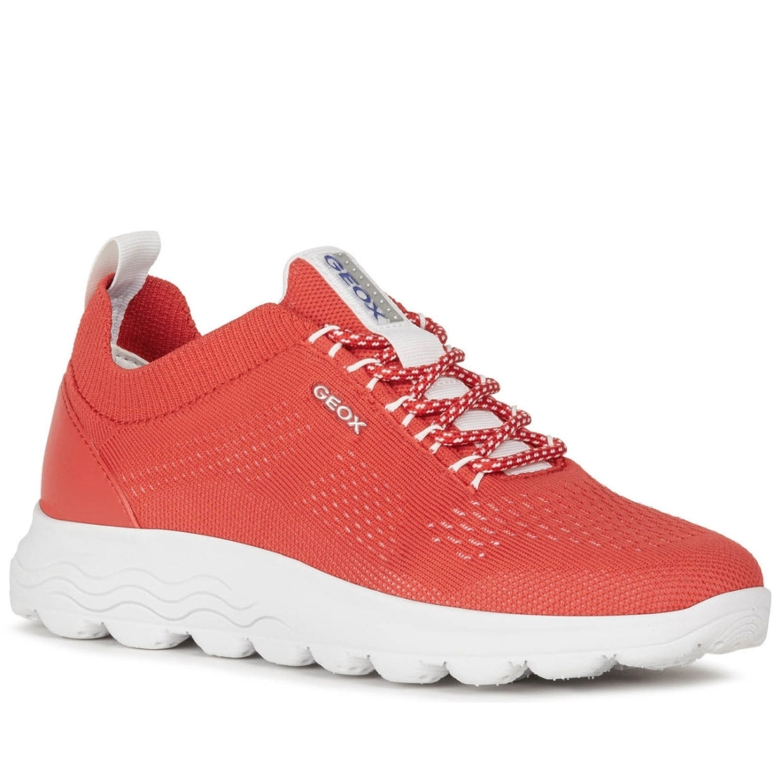 Geox Womens Red spherica shoes | Vilbury London
