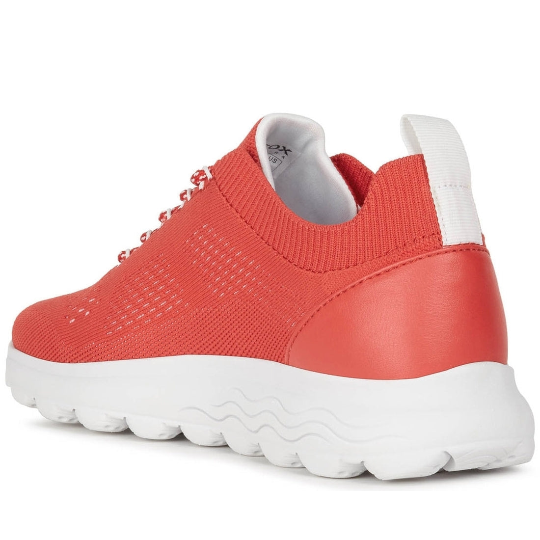 Geox Womens Red spherica shoes | Vilbury London