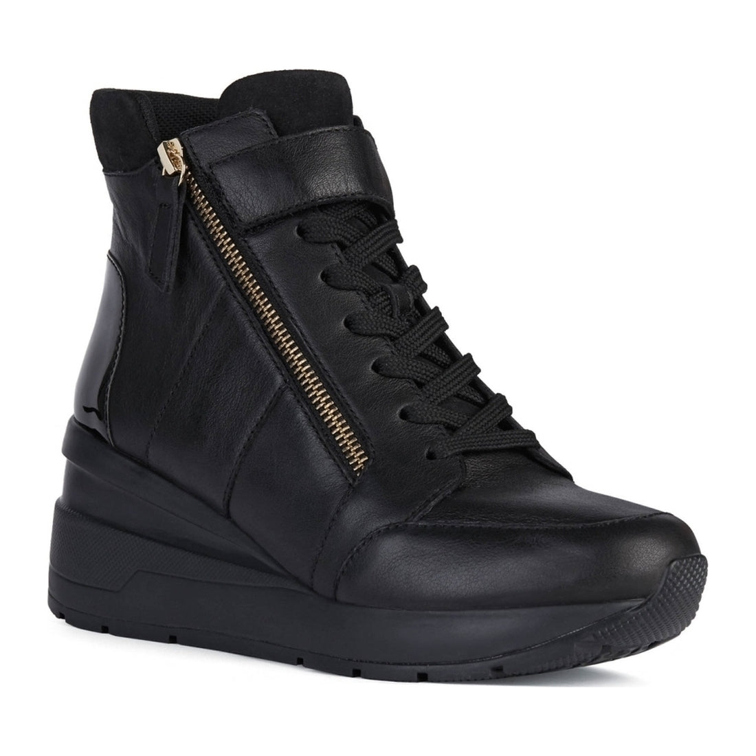 Geox womens Black zosma booties | Vilbury London