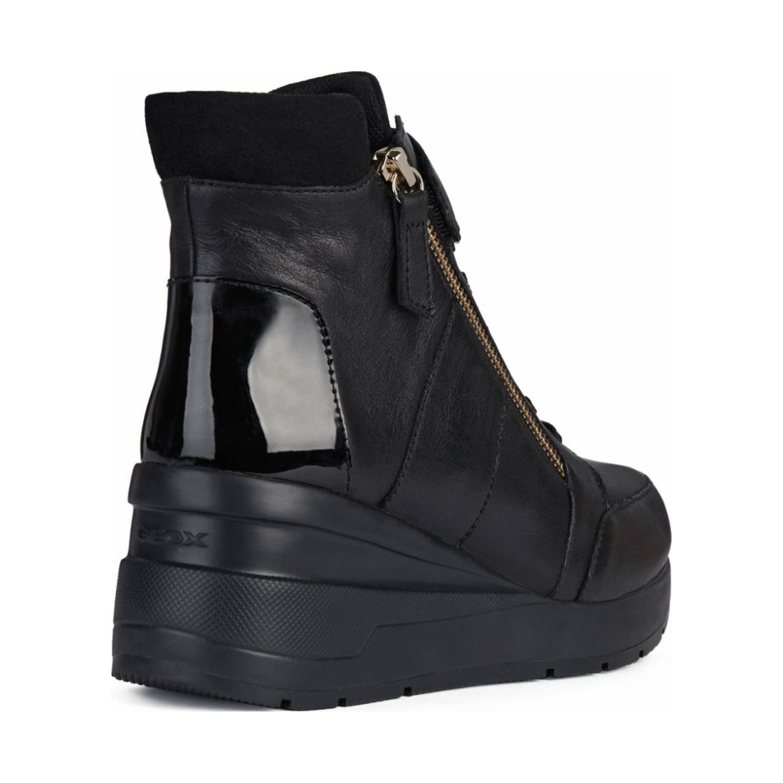 Geox womens Black zosma booties | Vilbury London