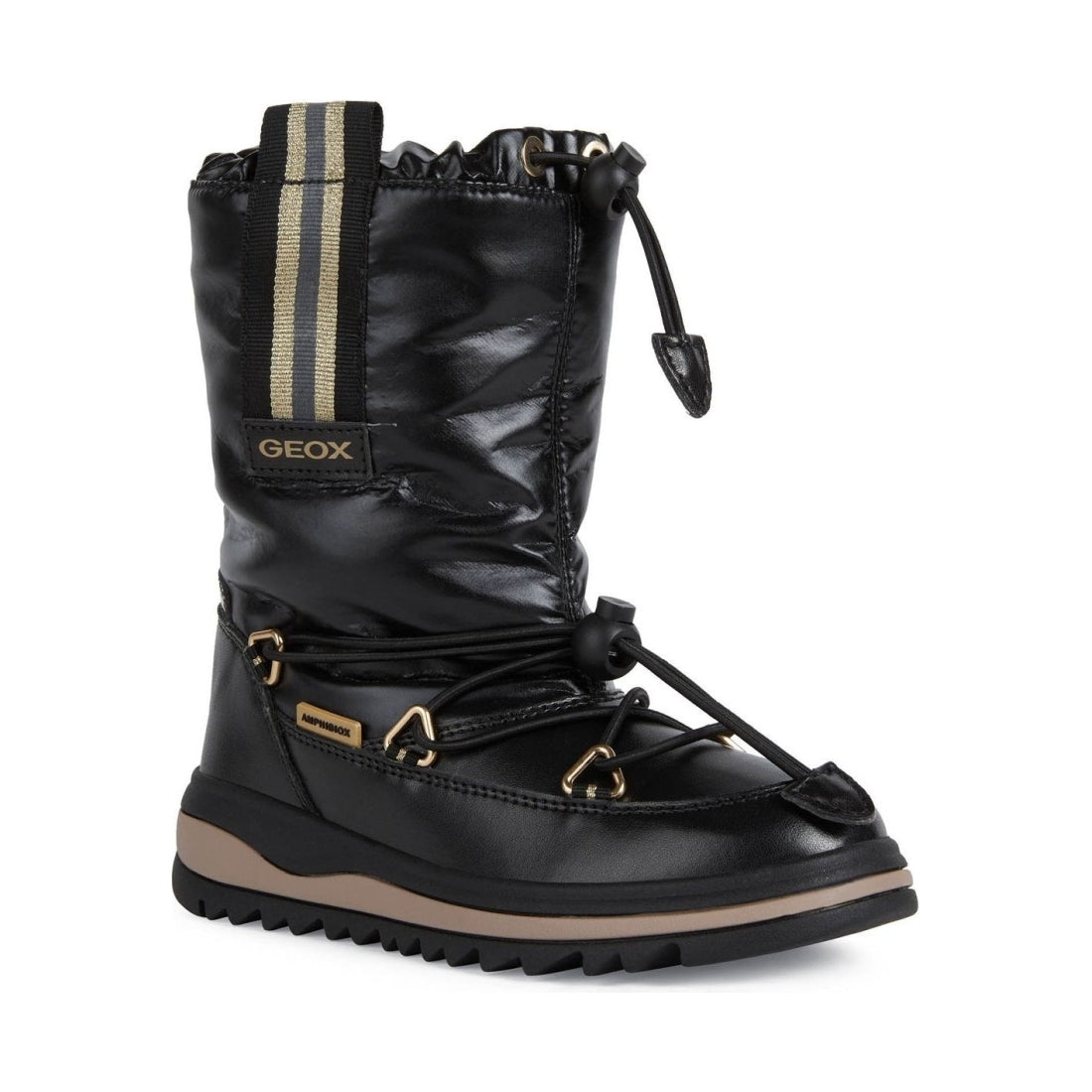 Geox girls Black Gold adelhide ab booties | Vilbury London