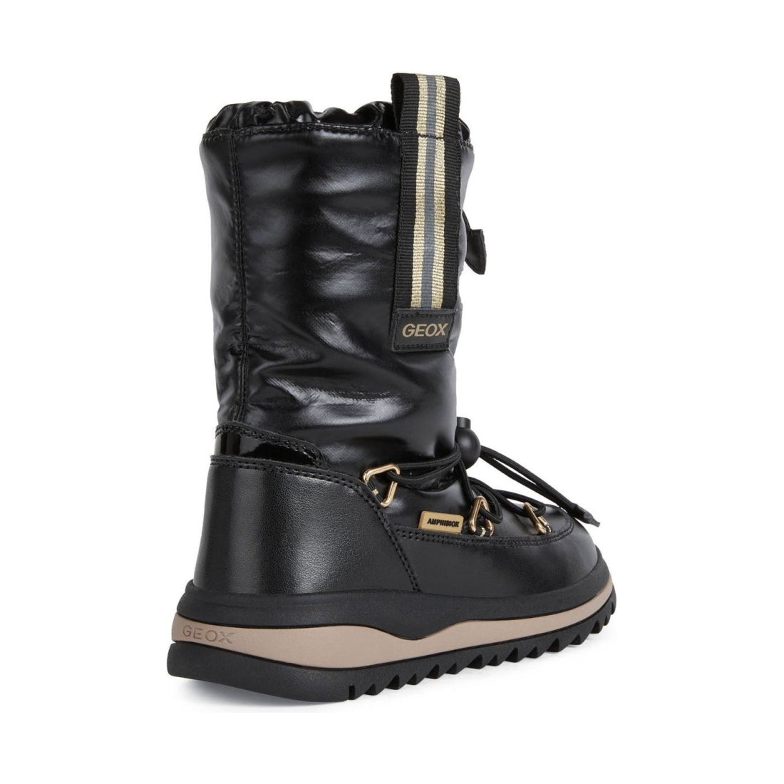 Geox girls Black Gold adelhide ab booties | Vilbury London