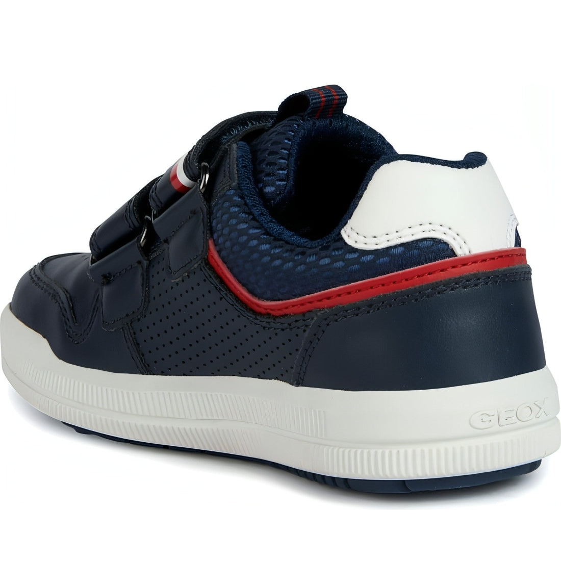 Geox boys navy, red arzach sport shoes | Vilbury London