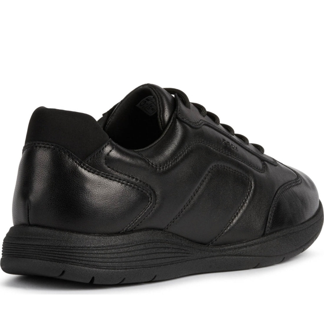 Geox mens Black spherica ec2 sport shoe | Vilbury London