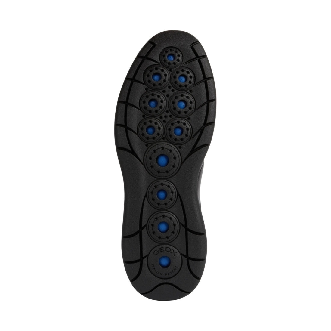 Geox mens Black spherica ec2 sport shoe | Vilbury London