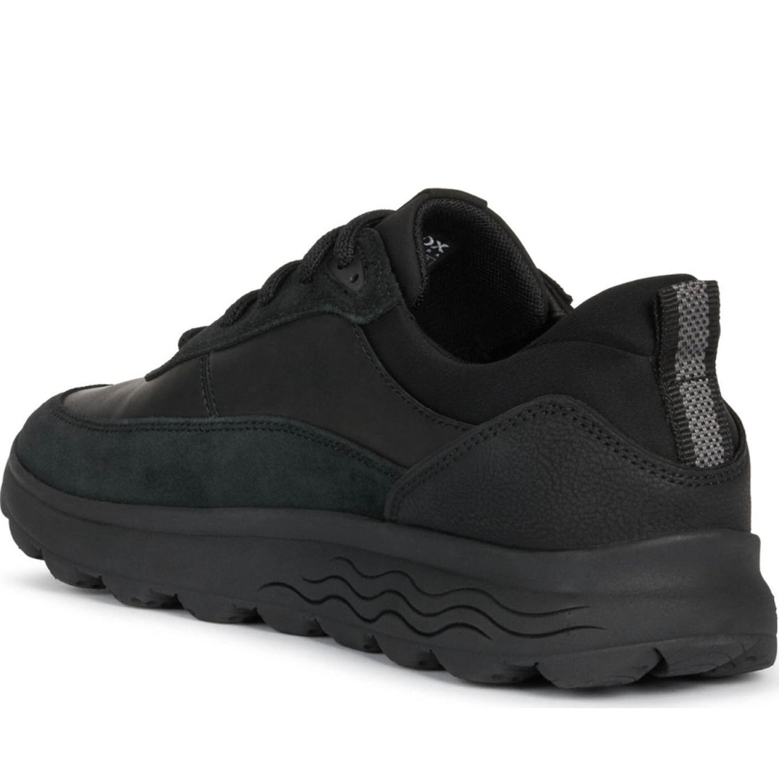 Geox mens Black spherica sport shoe | Vilbury London