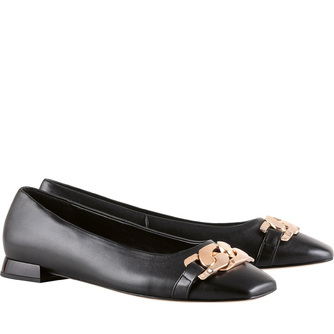 Hogl Womens Black coco flats | Vilbury London