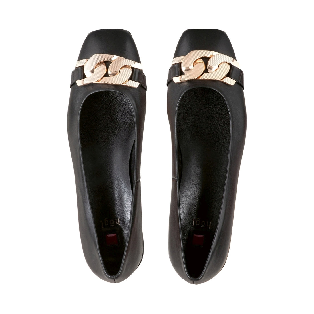 Hogl Womens Black coco flats | Vilbury London