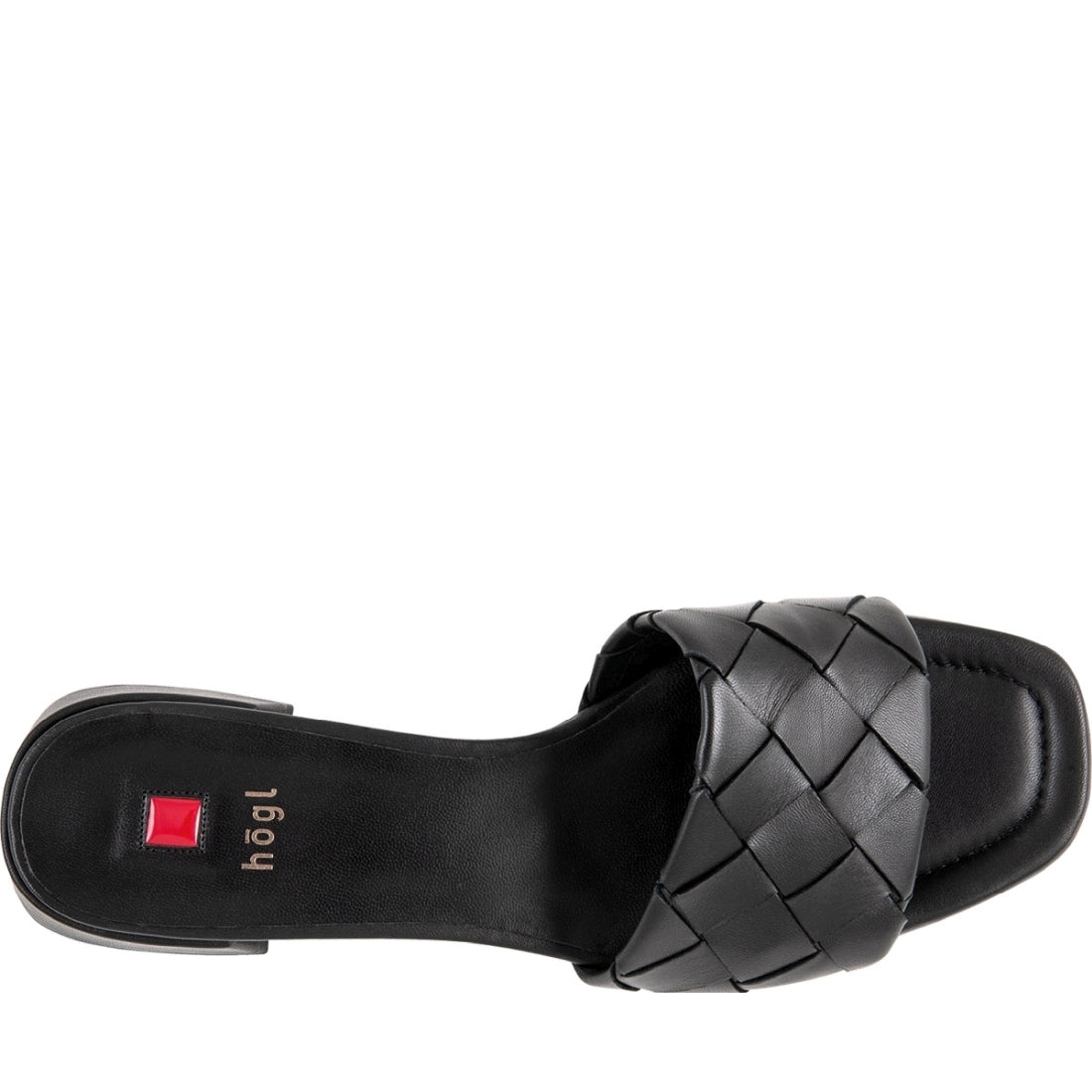 Hogl Womens Black felina slippers | Vilbury London