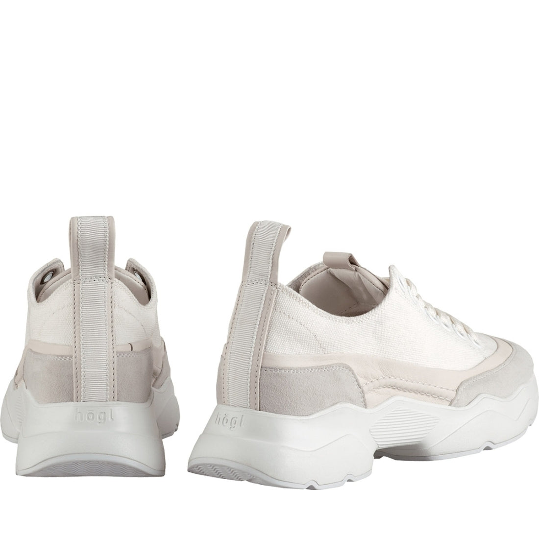 Hogl Womens Creme chelsea flats | Vilbury London