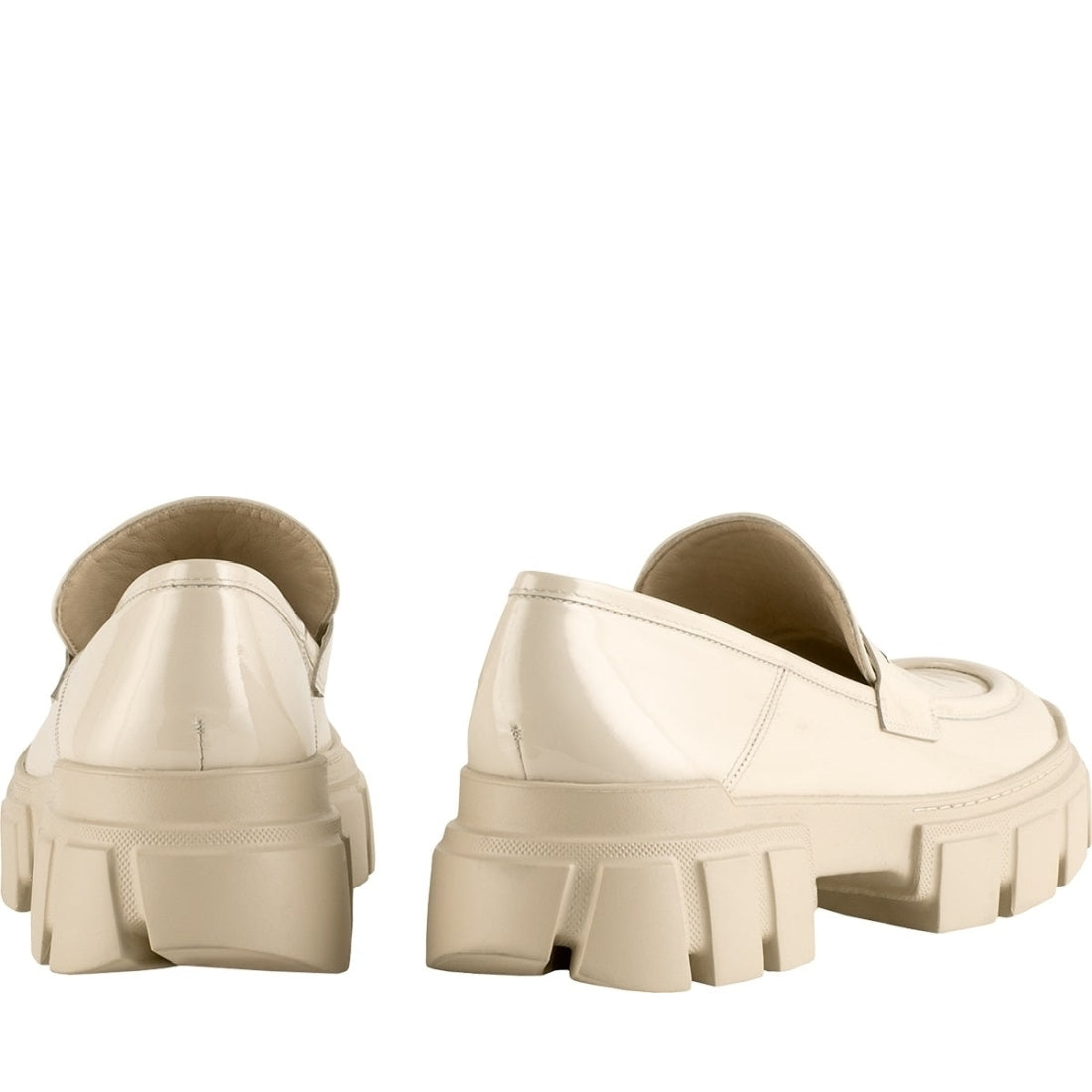 Hogl womens creme vince loafers | Vilbury London