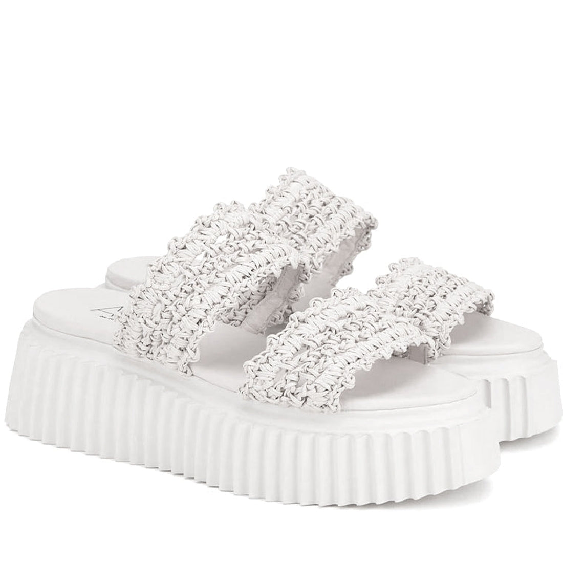 AGL Womens White White lara sandals | Vilbury London