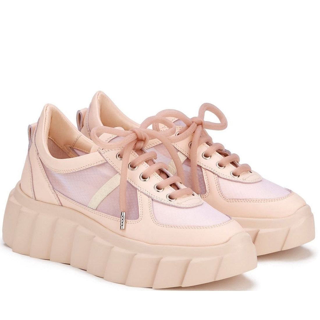 AGL Womens Penn Whit Ro blondie grid shoes | Vilbury London