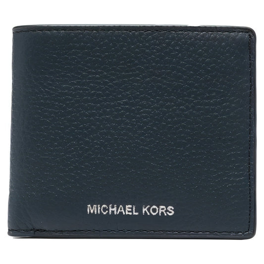 Michael Kors mens navy billfold wallet | Vilbury London