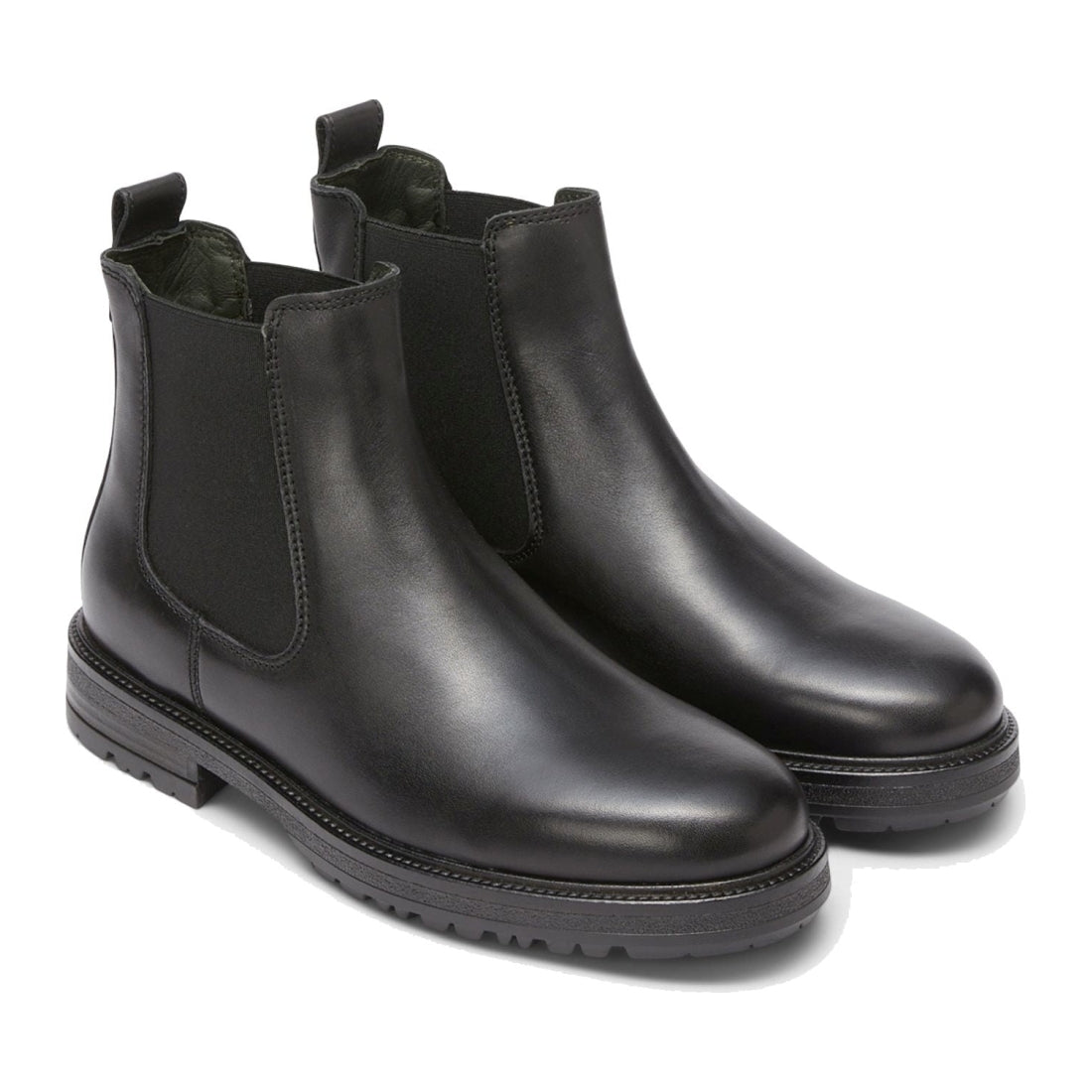 Marc O'Polo mens black casual closed booties | Vilbury London