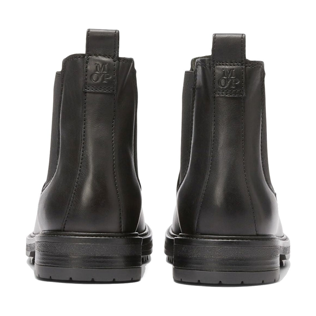 Marc O'Polo mens black casual closed booties | Vilbury London