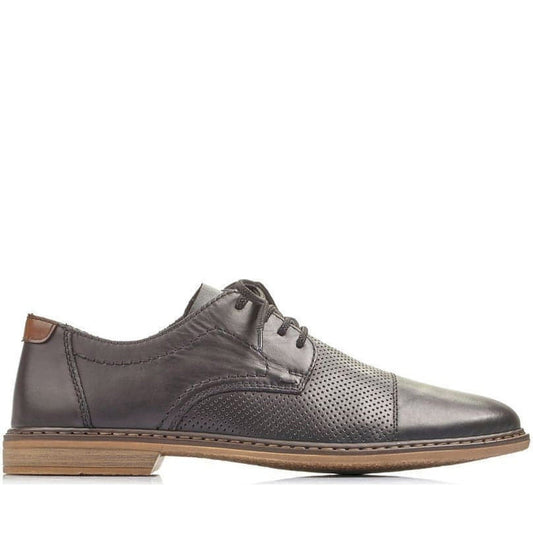 Rieker mens black classic closed formal | Vilbury London