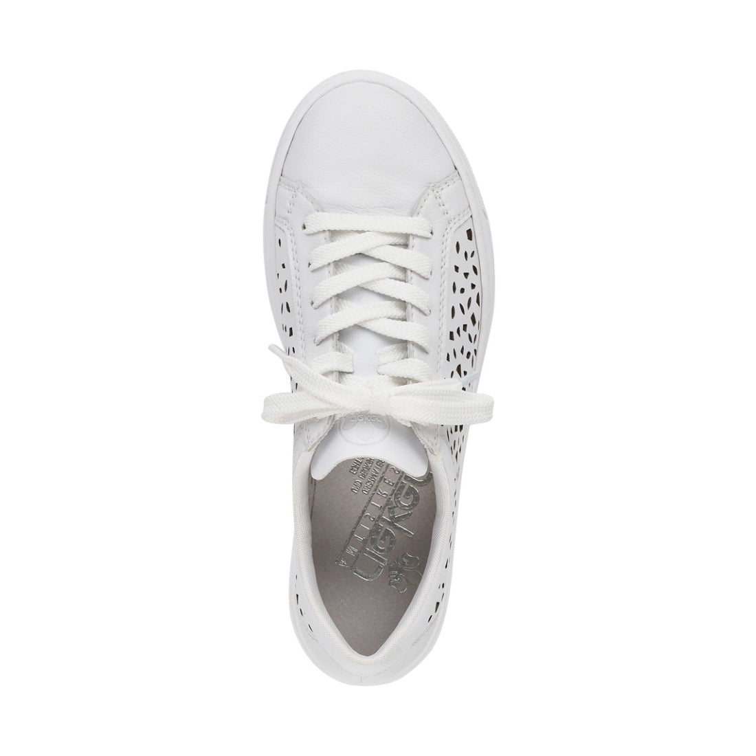 Rieker Womens white casual closed shoes | Vilbury London